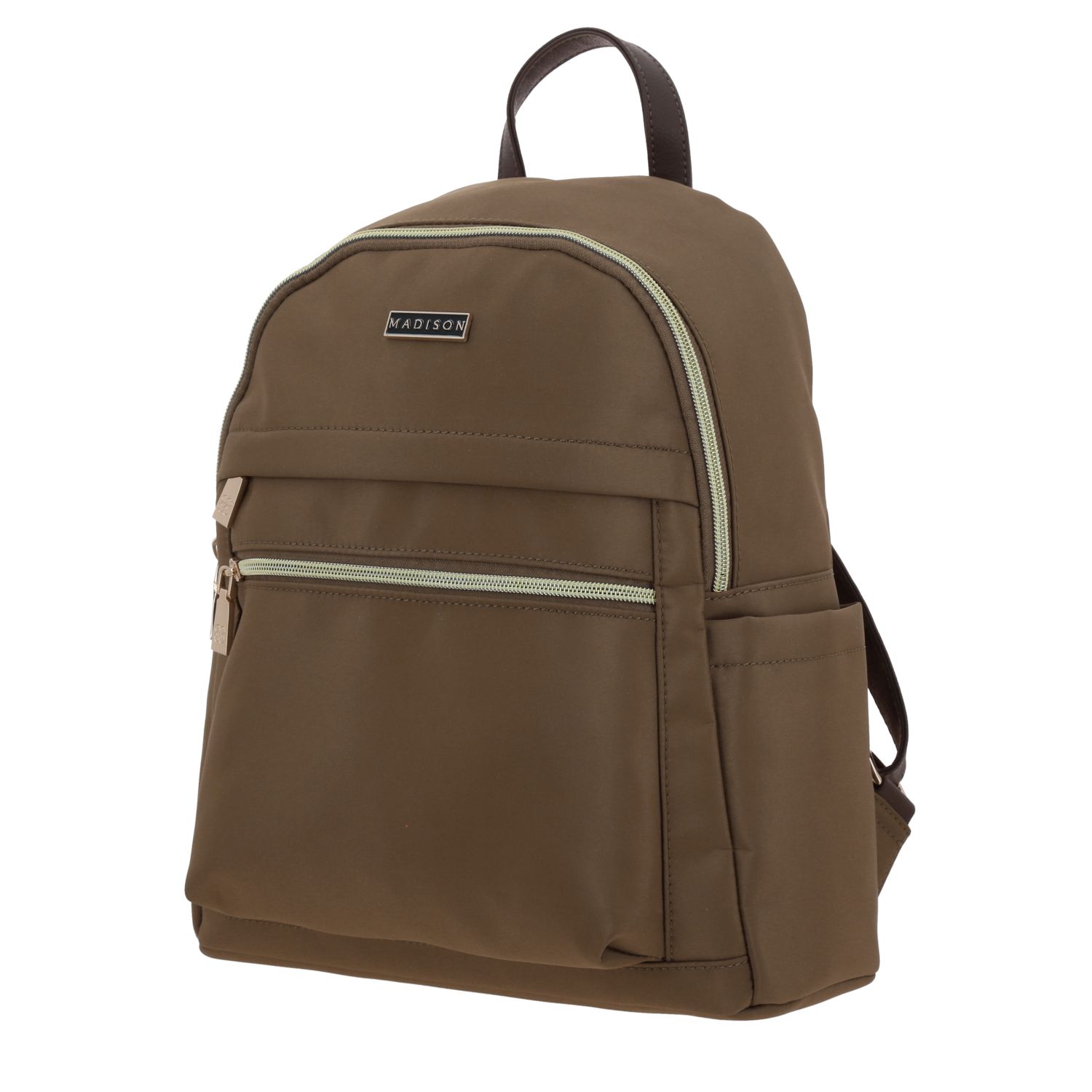 Mochila casual para dama Madison by Chenson café con estilo y funcionalidad 2