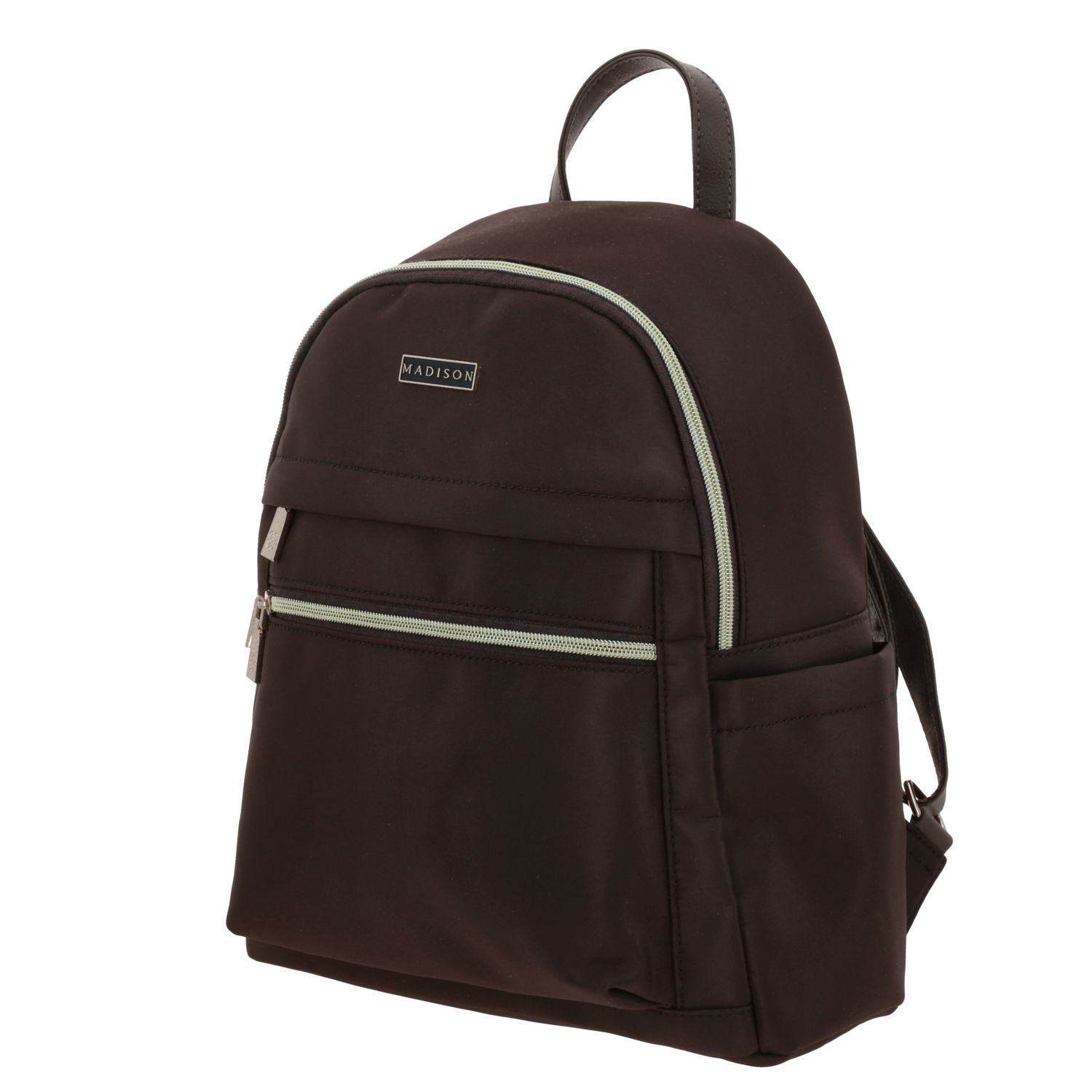 Mochila para dama Madison by Chenson Café Satinado - Estilo y Funcionalidad 2