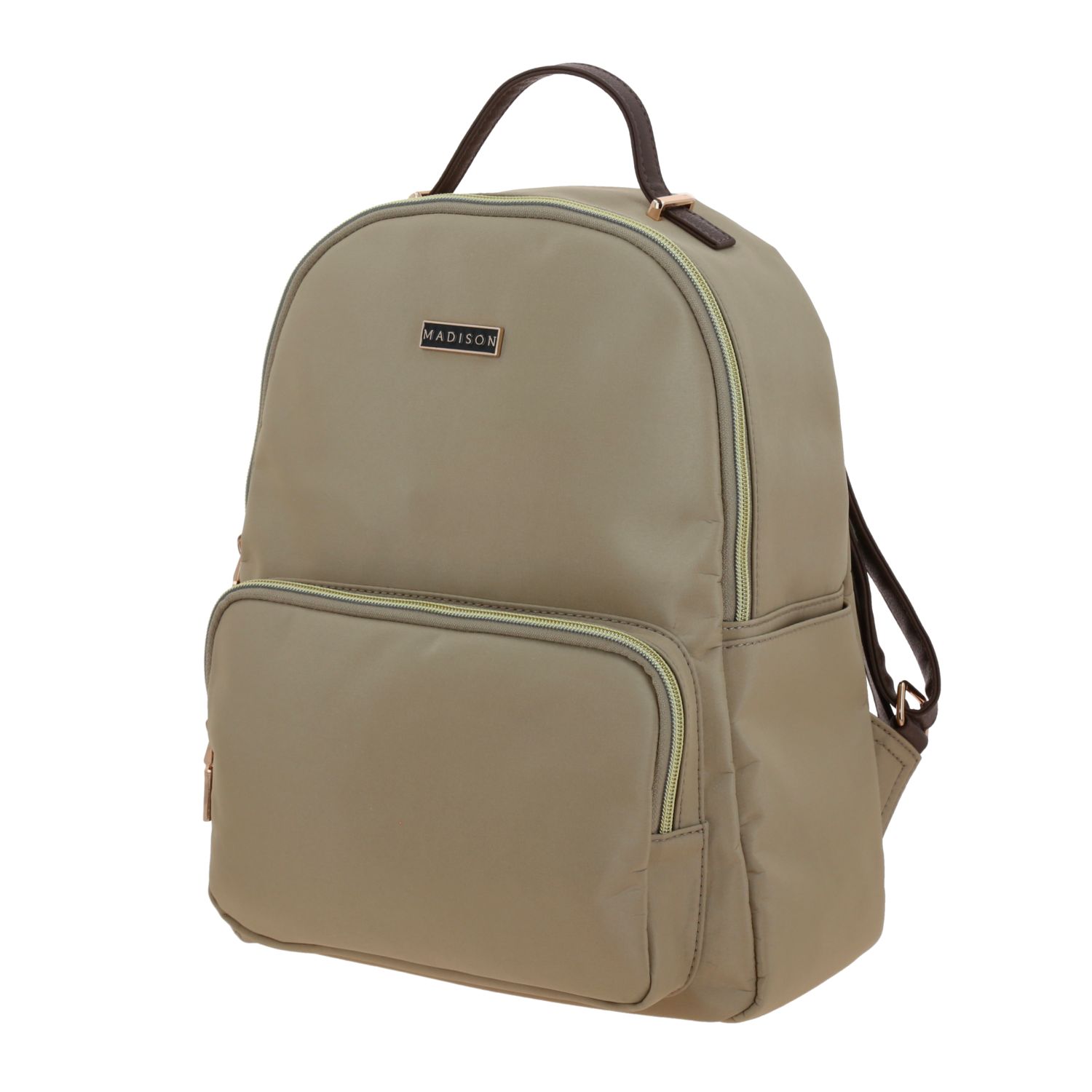 Mochila para dama Madison by Chenson Camel con bolsillos funcionales 2