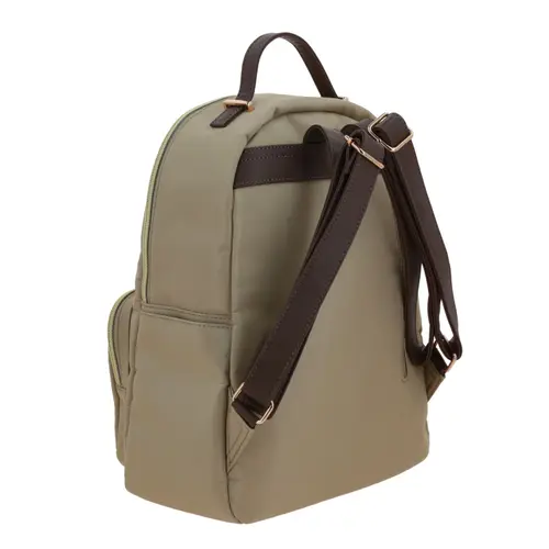 Mochila para dama Madison by Chenson Camel con bolsillos funcionales 3