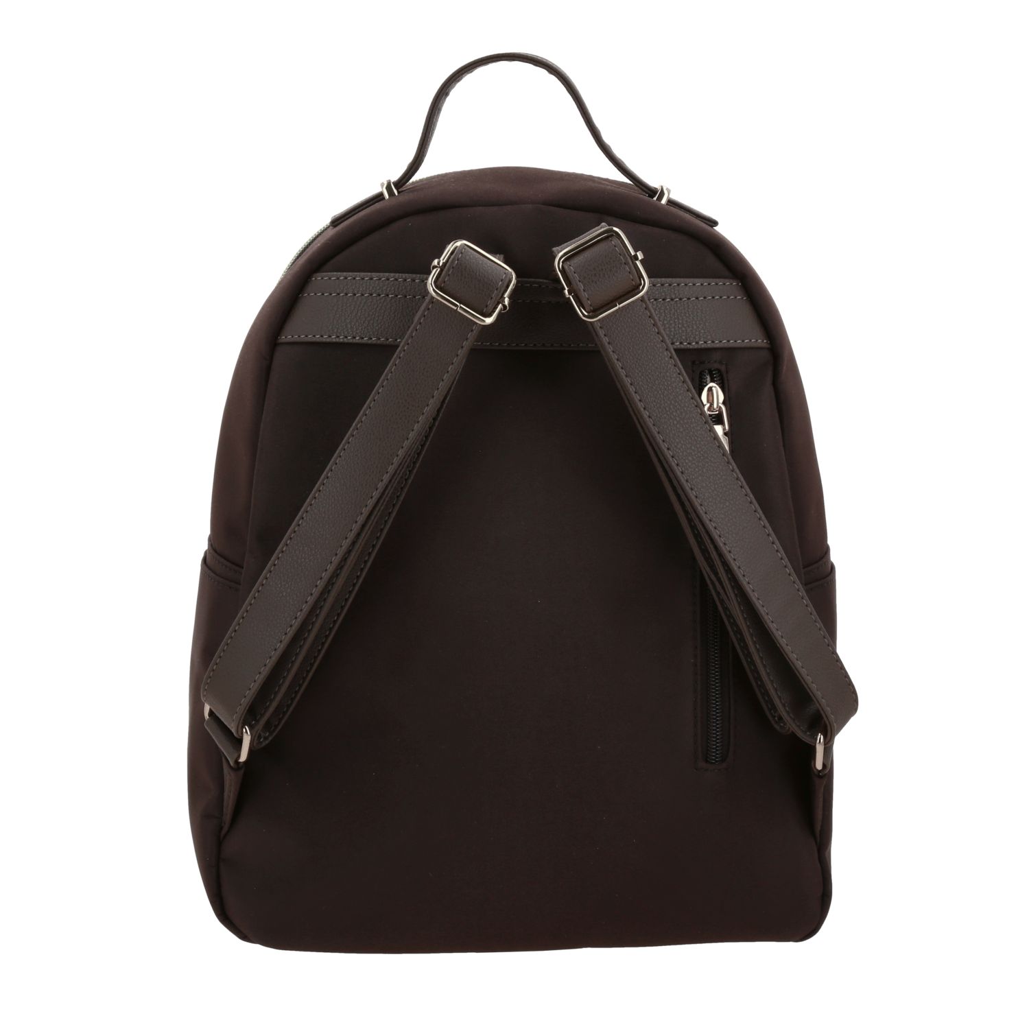 Mochila para dama Madison by Chenson color café satinado - Estilo y funcionalidad 4