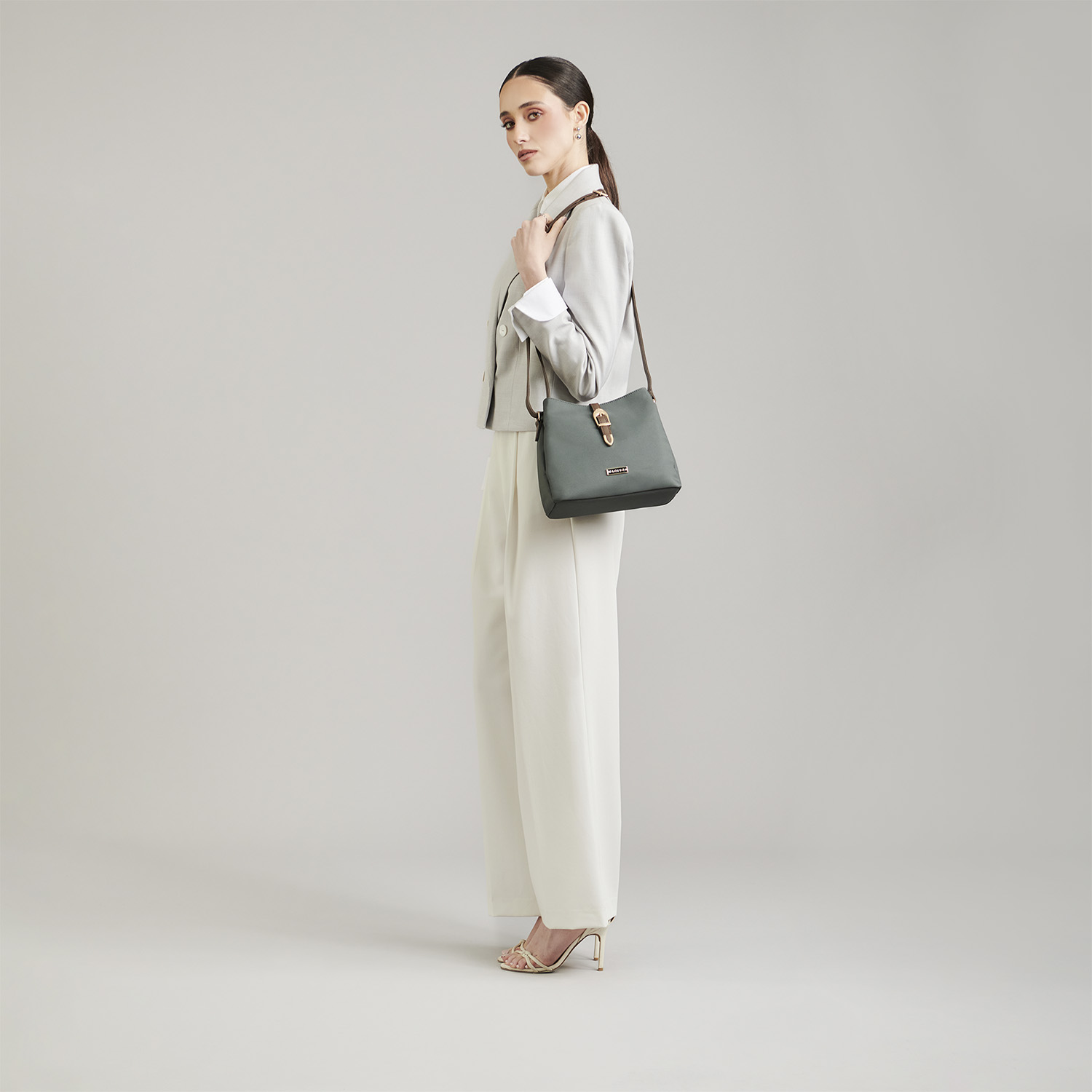 Bolsa de Lado Madison Gris | Bandolera para Dama Casual - vista 2