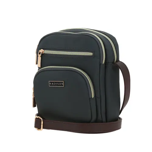 Bolsa de lado para dama Madison by Chenson Gris con doble compartimento - Modelo MD25162 2