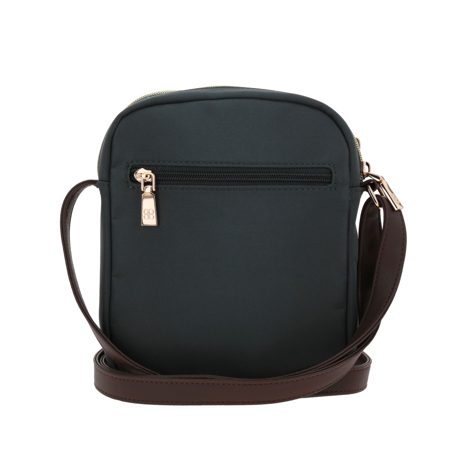 Bolsa de lado para dama Madison by Chenson Gris con doble compartimento 4