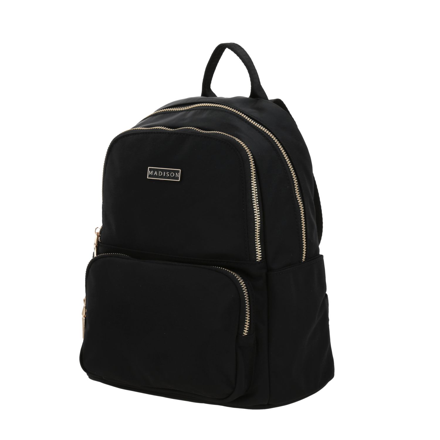 Mochila para dama Madison by Chenson negra con diseño funcional y elegante 2