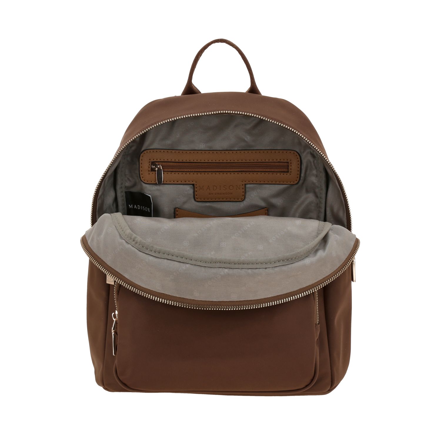 Mochila para dama Madison by Chenson Café con diseño funcional y moderno - vista 2