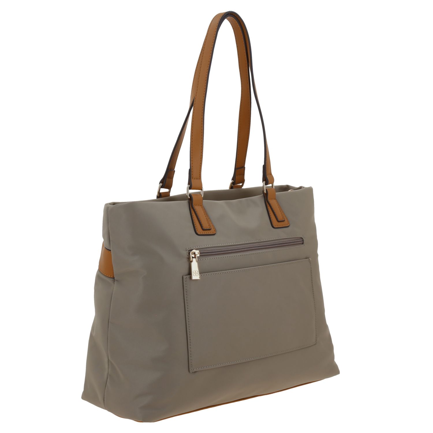 Bolsa grande para dama Madison by Chenson Camel con triple bolsillo 3