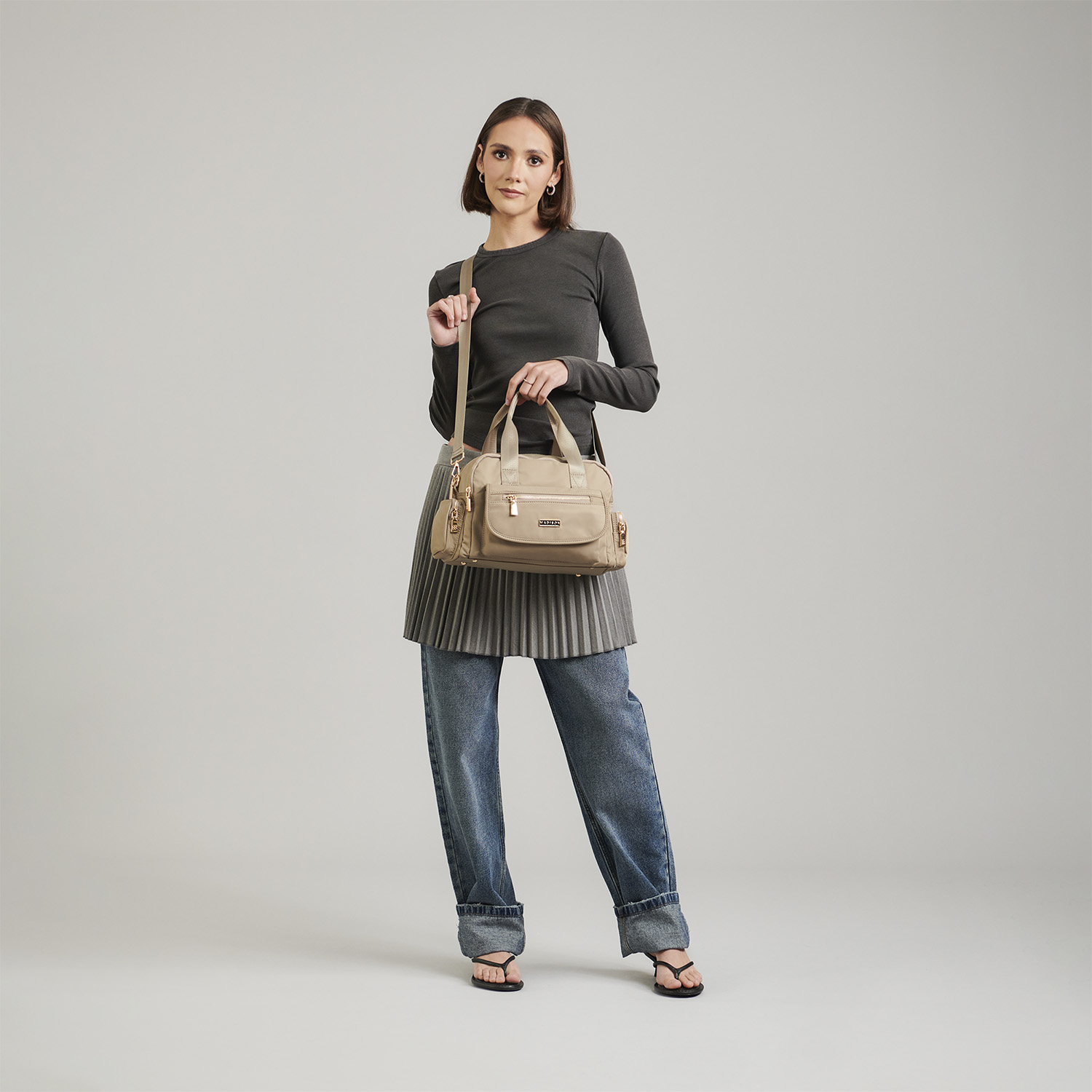 Bolsa de Mano para Dama Madison by Chenson Camel - Estilo y Funcionalidad - vista 2