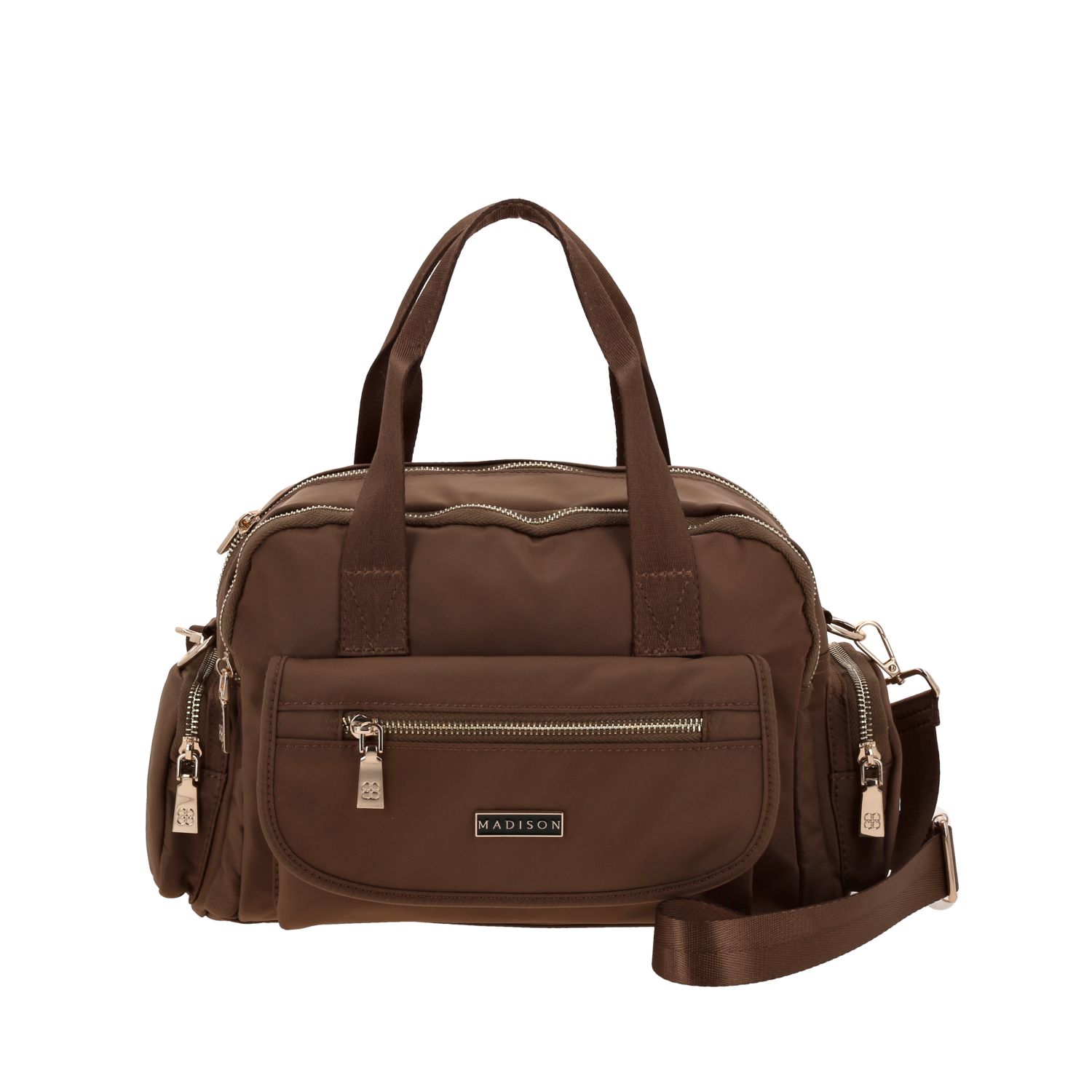Bolsa de Mano para Dama Madison by Chenson Café con Estilo Único