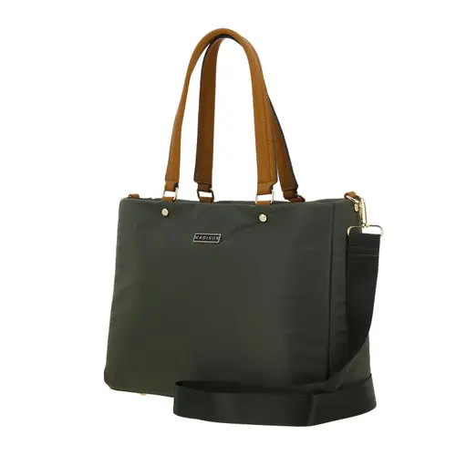 Bolsa grande para dama Madison by Chenson Verde Seco - Estilo y Funcionalidad 2