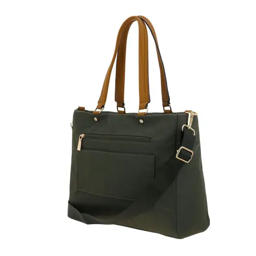 Bolsa grande para dama Madison by Chenson Verde Seco - Estilo y Funcionalidad 5