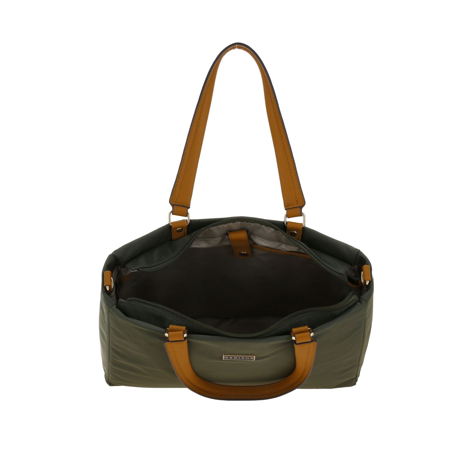 Bolsa grande para dama Madison by Chenson Verde Seco - Estilo y Funcionalidad - vista 2