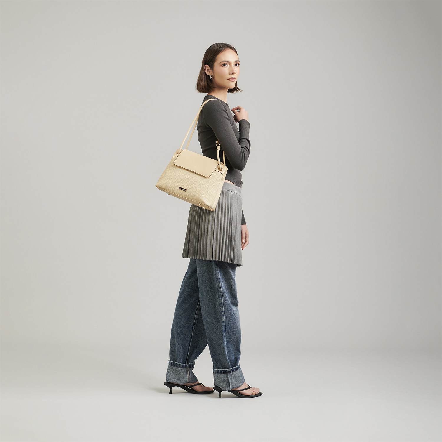 Bolsa de Lado para Dama Madison by Chenson Beige - Estilo y Funcionalidad - vista 2