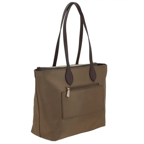 Bolsa grande para dama Madison by Chenson color café con estilo funcional 3