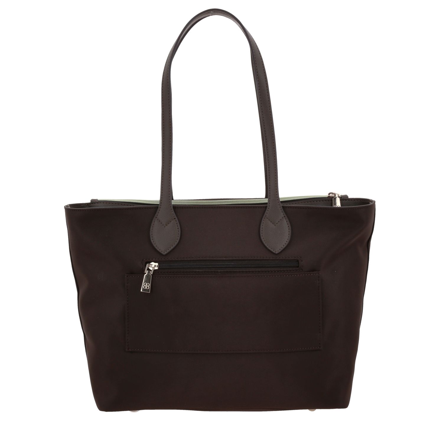 Bolsa grande para dama Madison by Chenson color café satinado - Estilo y funcionalidad 4