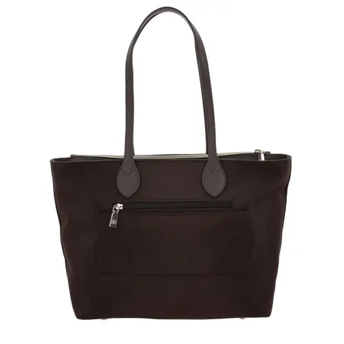 Bolsa grande para dama Madison by Chenson color café satinado - Modelo MD25181 4