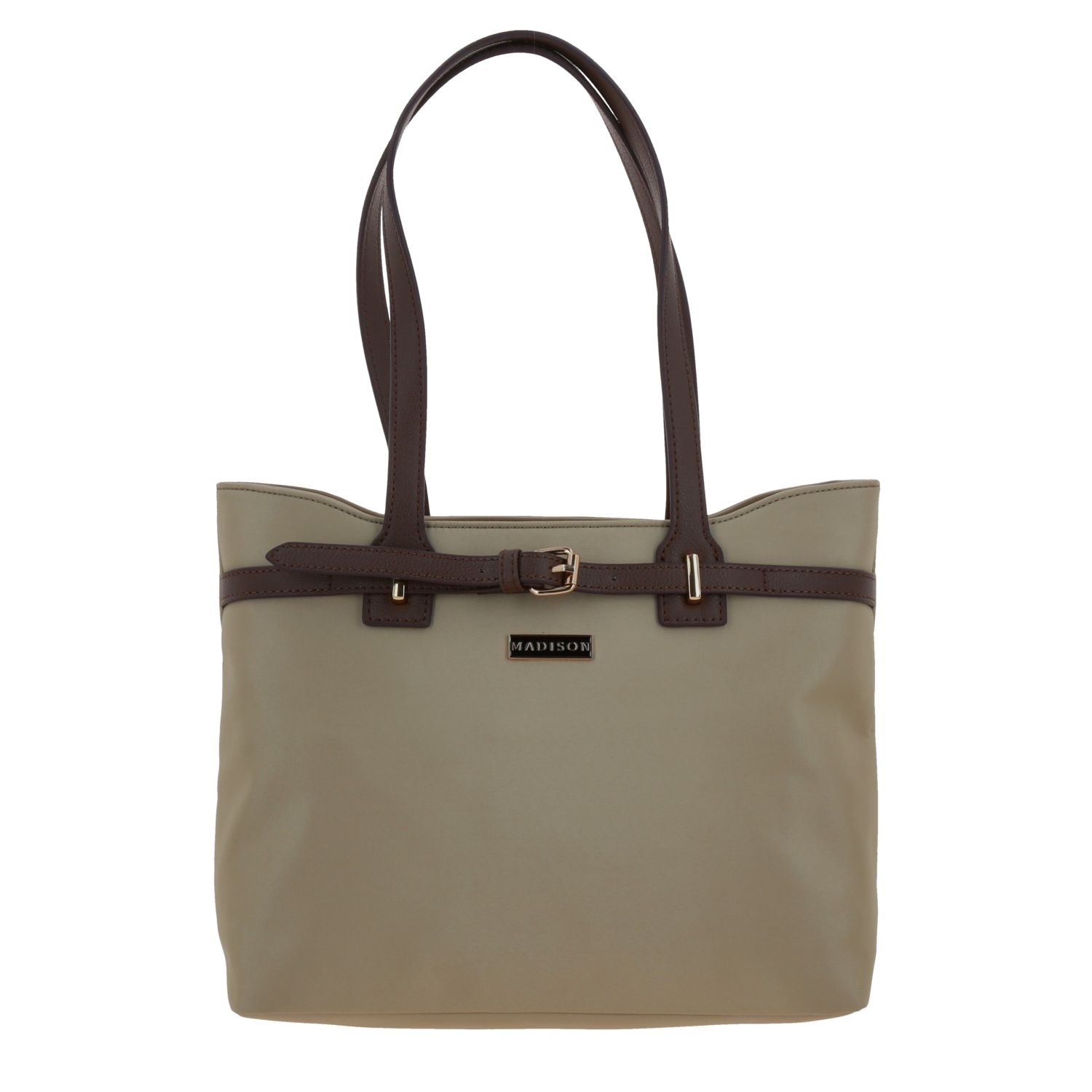 Bolsa grande para dama Madison by Chenson Camel con amplio compartimento