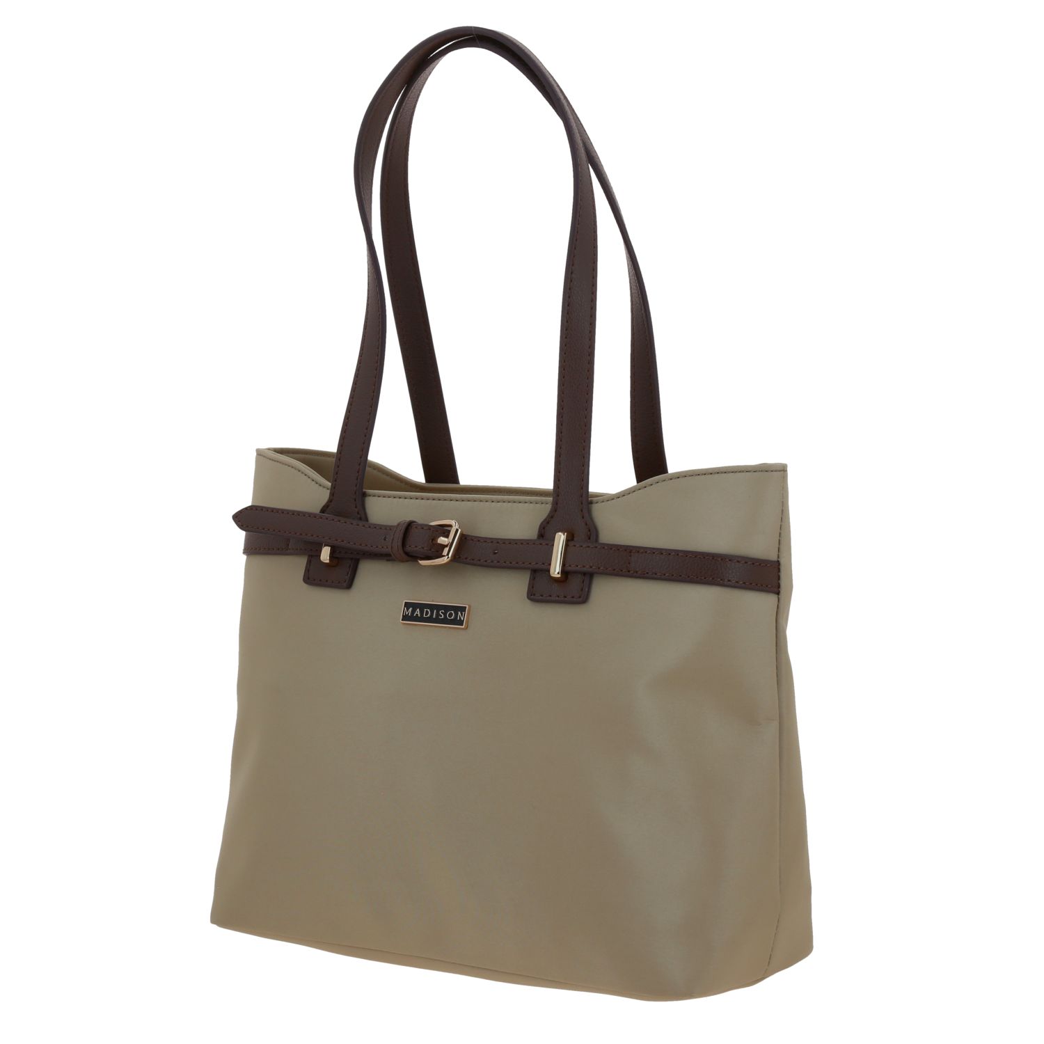 Bolsa grande para dama Madison by Chenson Camel con amplio compartimento 2
