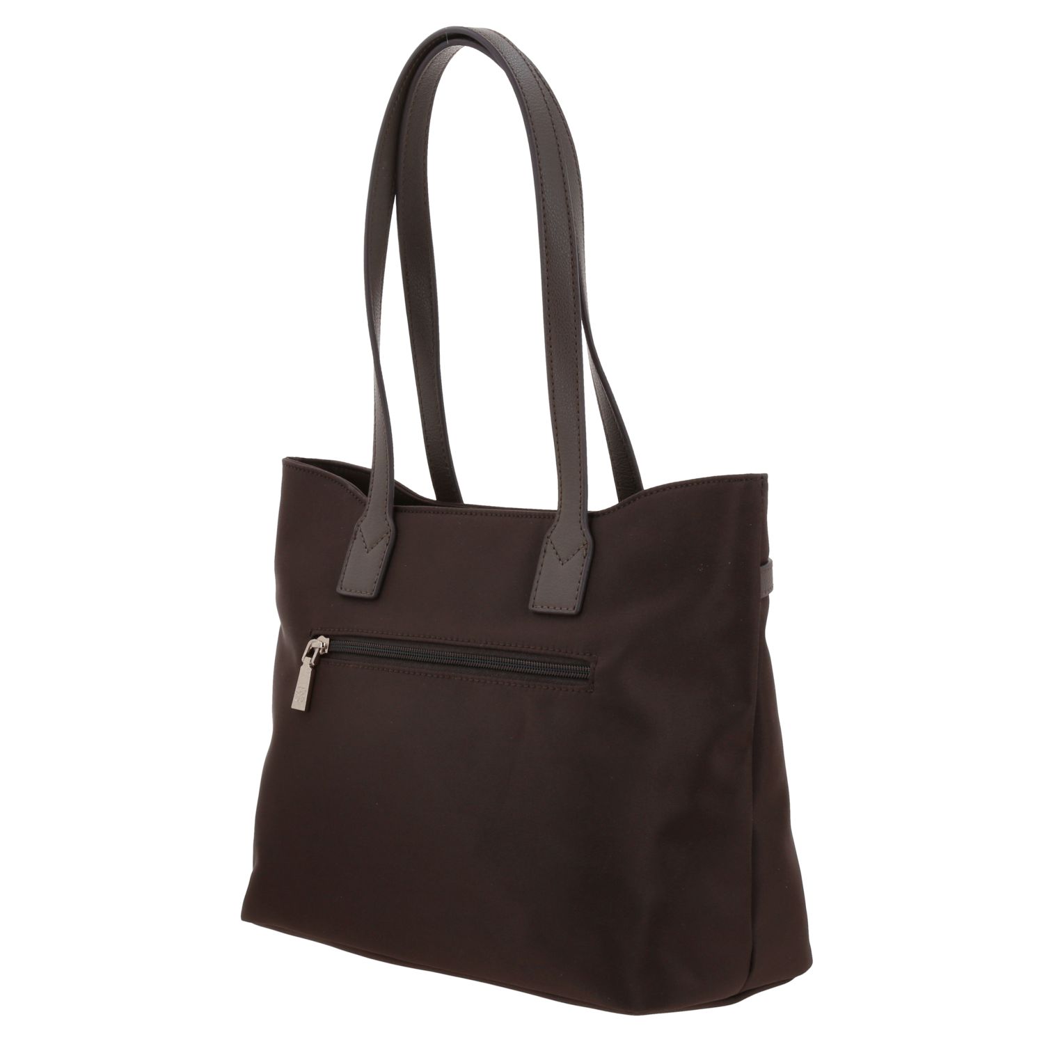 Bolsa grande para dama Madison by Chenson color café satinado - Estilo y funcionalidad 5