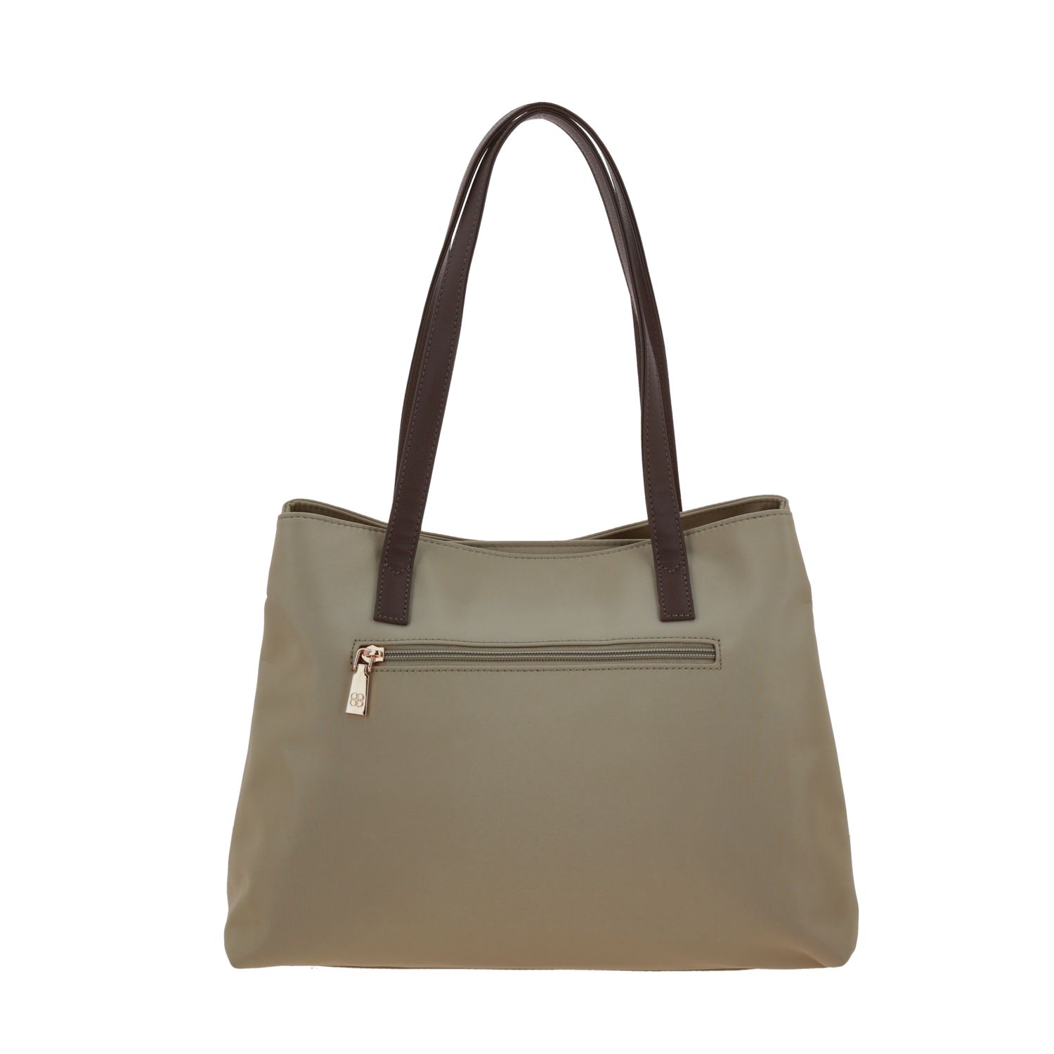 Bolsa grande para dama Madison by Chenson Camel con doble compartimento 4