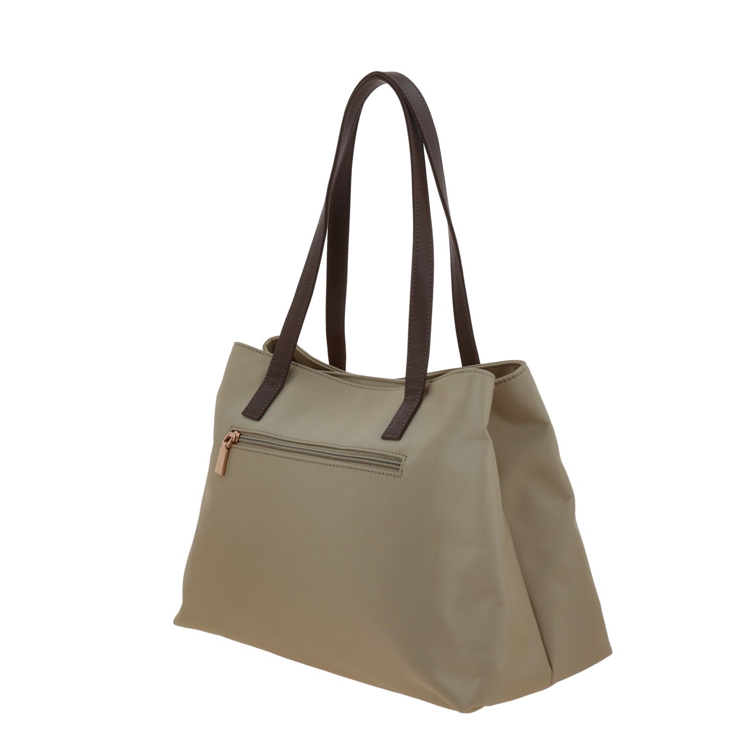 Bolsa grande para dama Madison by Chenson Camel con doble compartimento 5