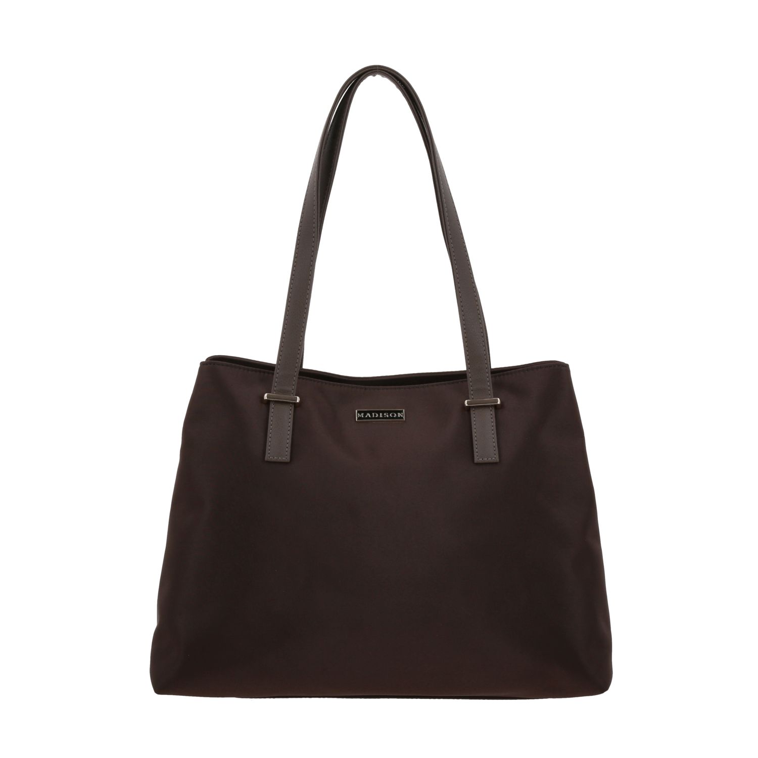 Bolsa grande para dama Madison by Chenson Café Satinado - Estilo y Funcionalidad