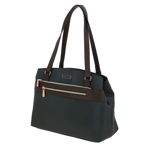 Bolsa grande para dama Madison by Chenson gris con estilo funcional 2