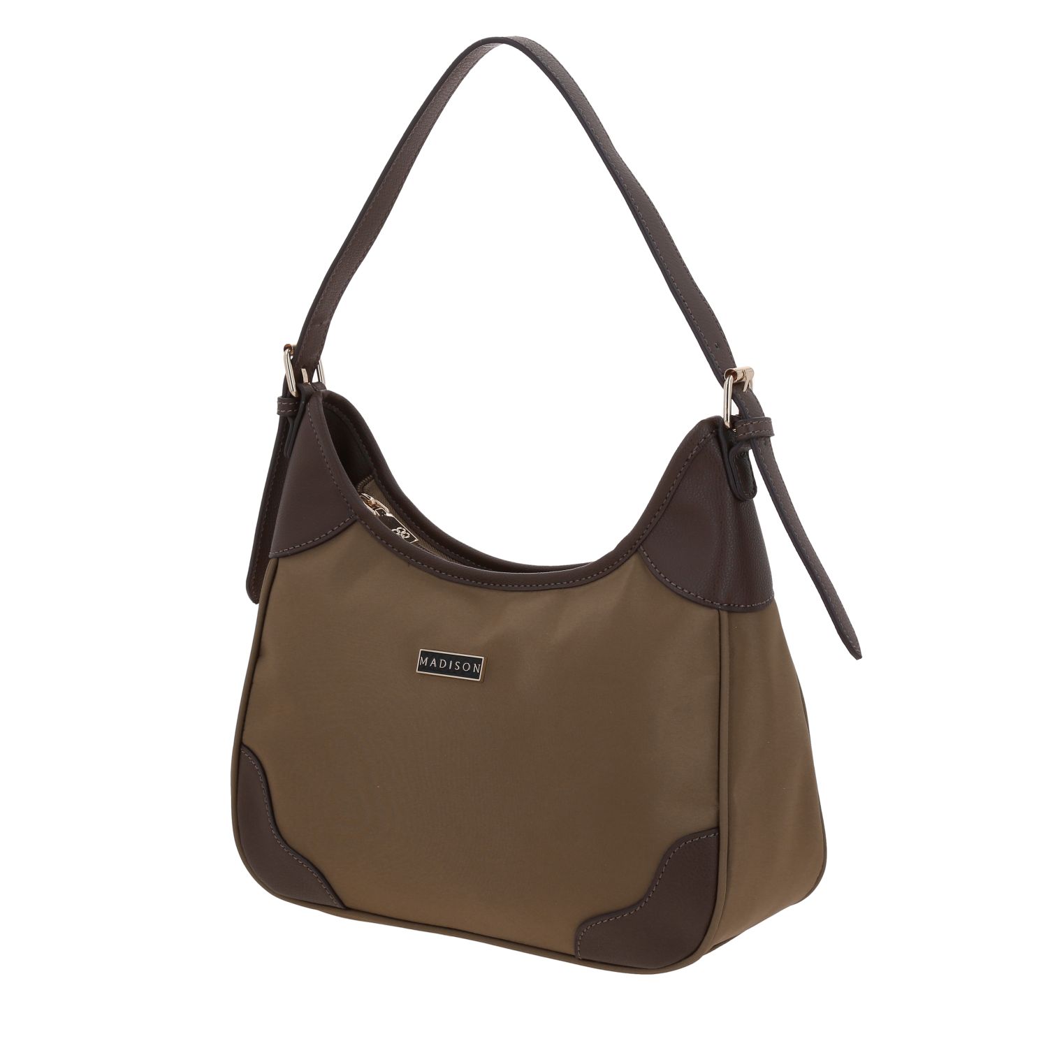 Bolsa de Mano para Dama Madison by Chenson Café con Estilo Funcional 2