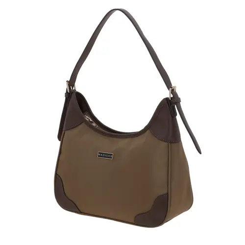 Bolsa de Mano para Dama Madison by Chenson Café con Estilo Funcional 2