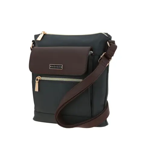 Bolsa de Lado para Dama Madison by Chenson en Gris - Estilo y Funcionalidad 2