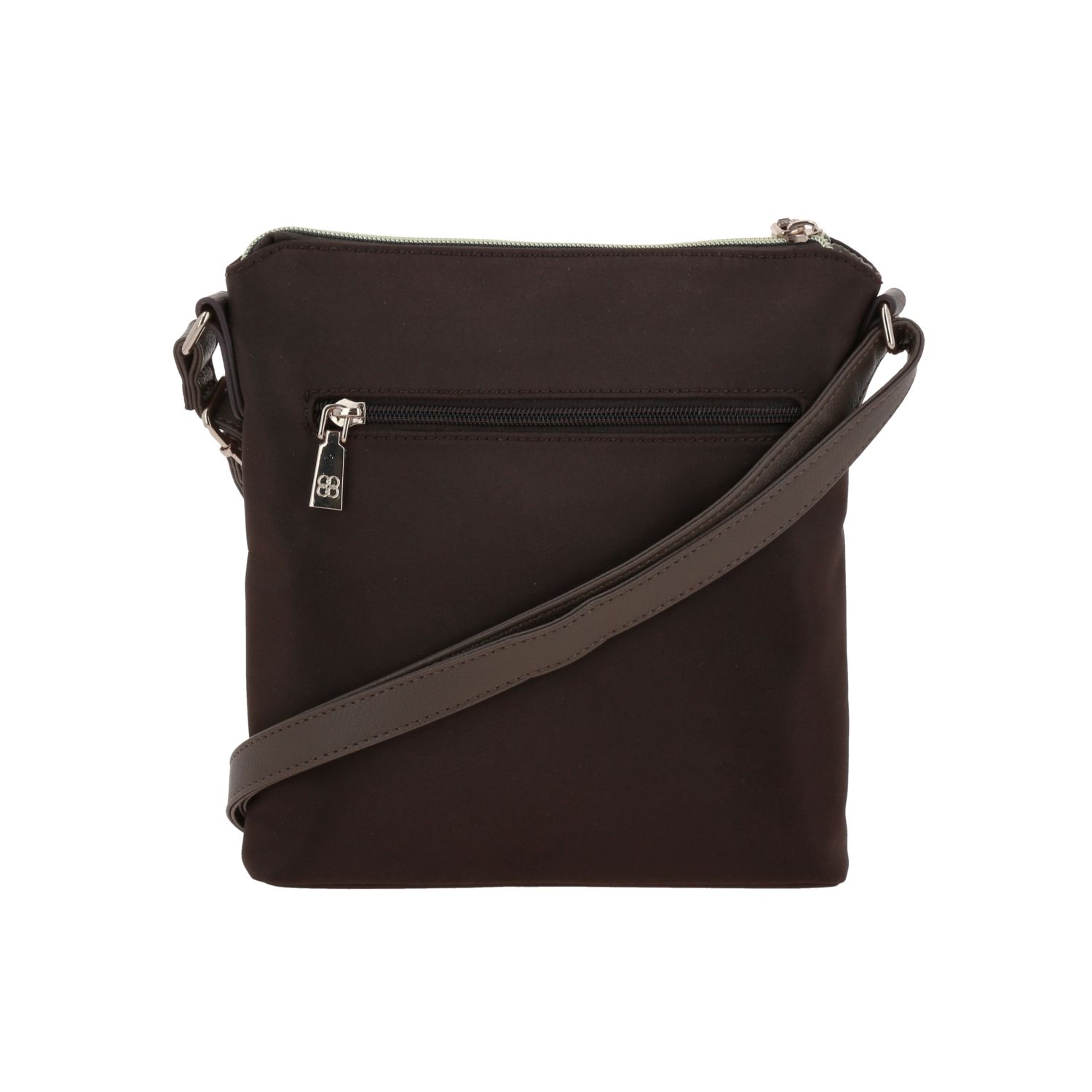 Bolsa de Lado para Dama Madison by Chenson Café Satinado con Estilo Único 4