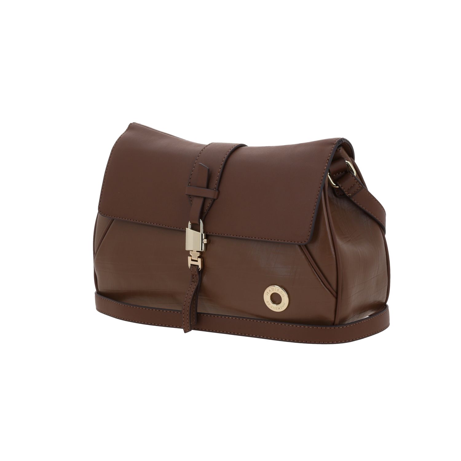Bolsa de Lado Bandolera Madison Café | Ajustable para Mujer 2
