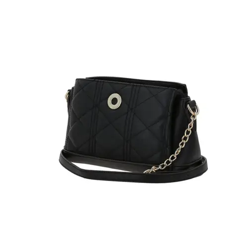 Bolsa de Lado para Dama Madison by Chenson Negra con Compartimentos Prácticos 2