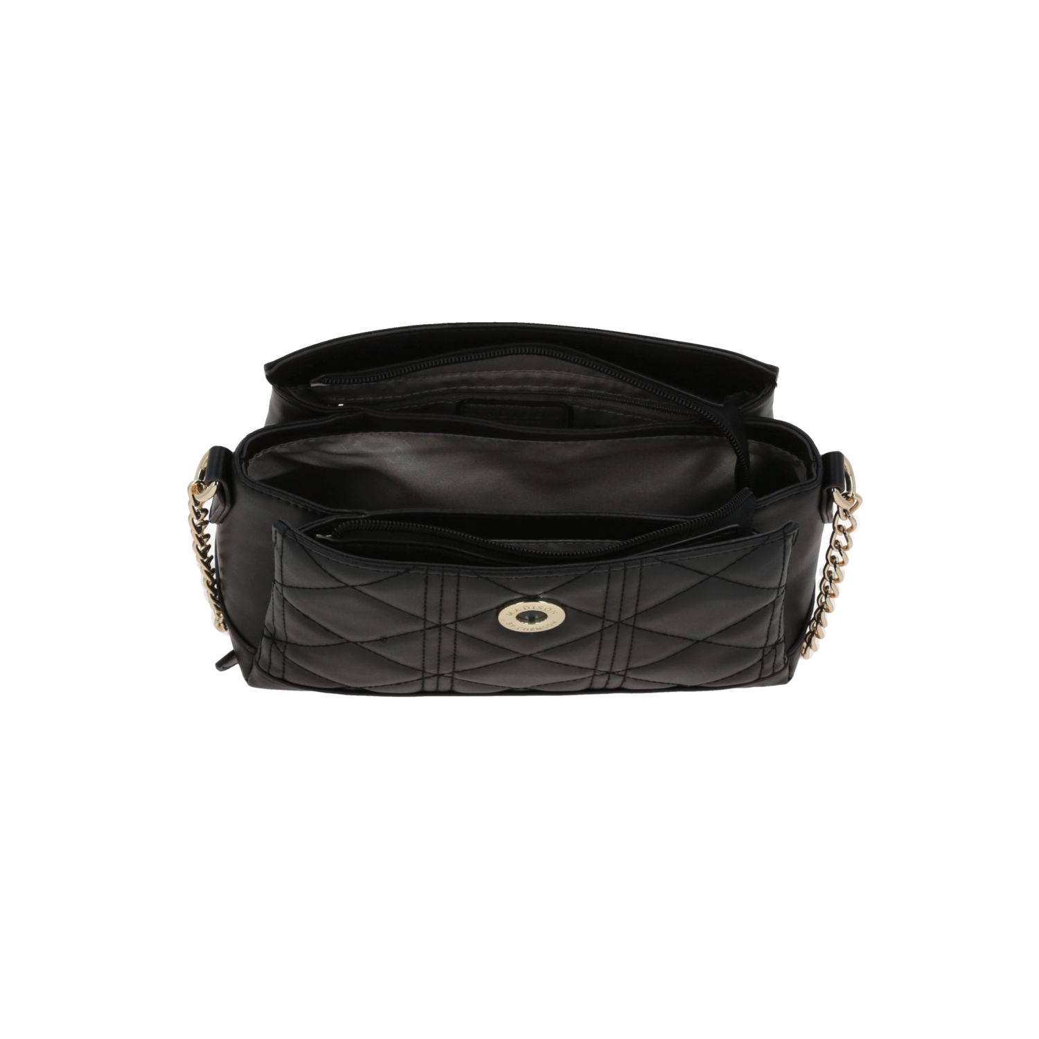 Bolsa de Lado para Dama Madison by Chenson Negra con Compartimentos Prácticos - vista 2