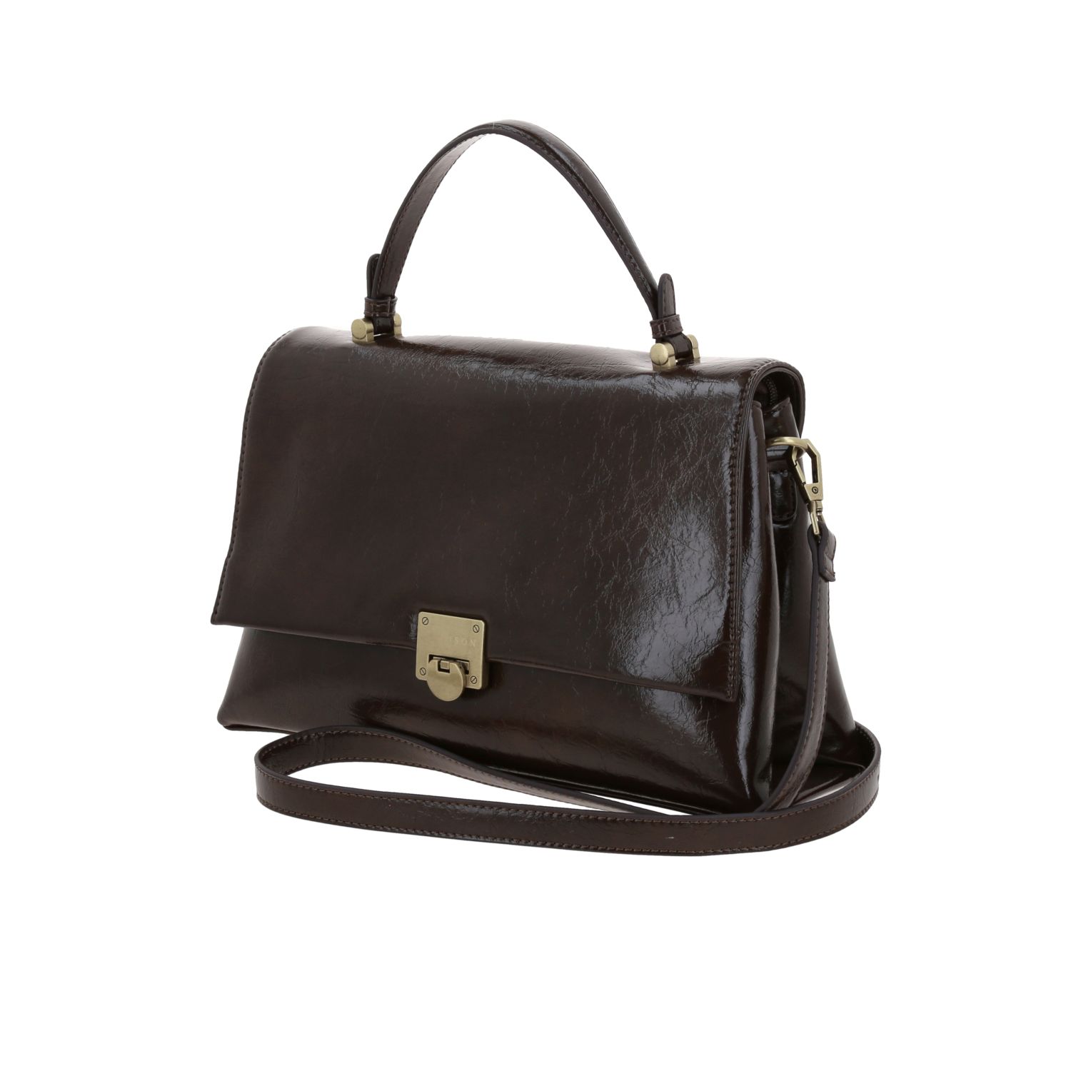 Bolsa de mano Madison Café Satinado - Accesorio Chenson para dama 2