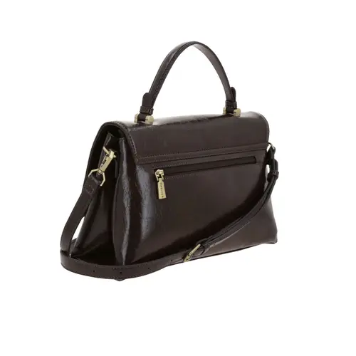 Bolsa de mano Madison Café Satinado - Accesorio Chenson para dama 3