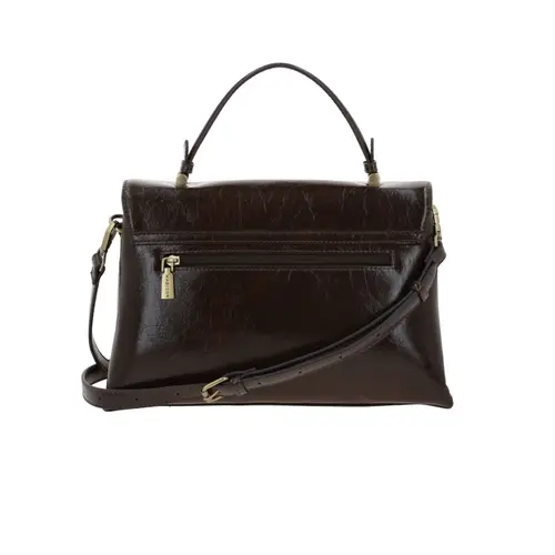 Bolsa de mano Madison Café Satinado - Accesorio Chenson para dama 4