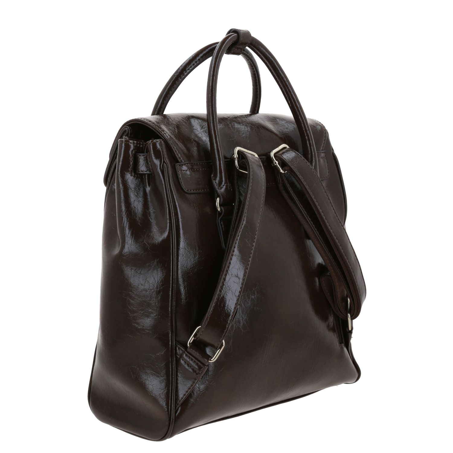 Mochila para Dama Madison Café Satinado - Casual y Elegante 3