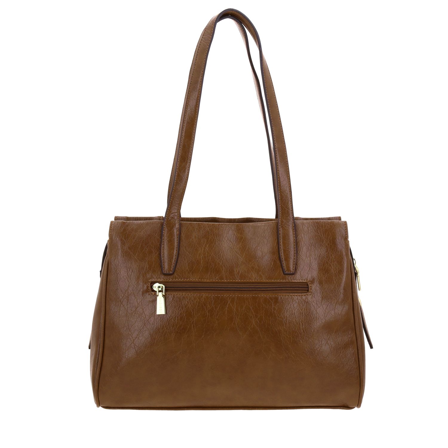 Bolsa Grande Madison Café para Dama con Compartimentos y Cierre 4