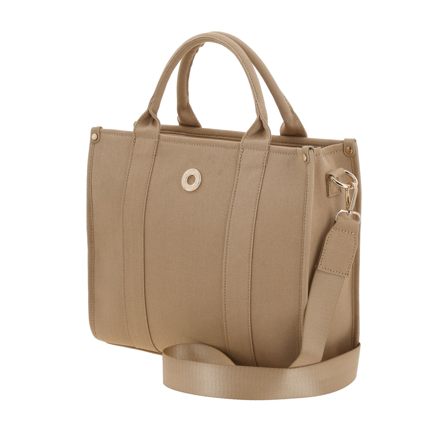 Bolsa de Mano para Dama Madison by Chenson Beige con Amplio Compartimento 2