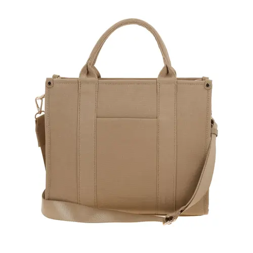 Bolsa de Mano para Dama Madison by Chenson Beige con Amplio Compartimento 4