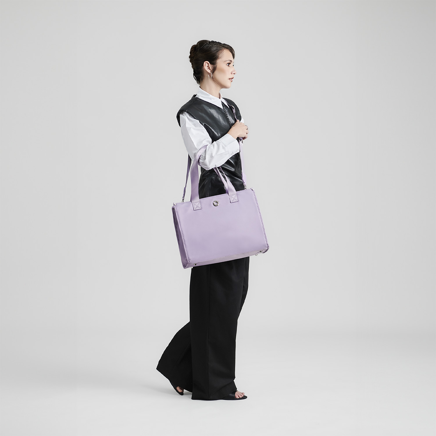 Bolsa Grande para Dama Madison by Chenson Violeta - Estilo y Funcionalidad - vista 2