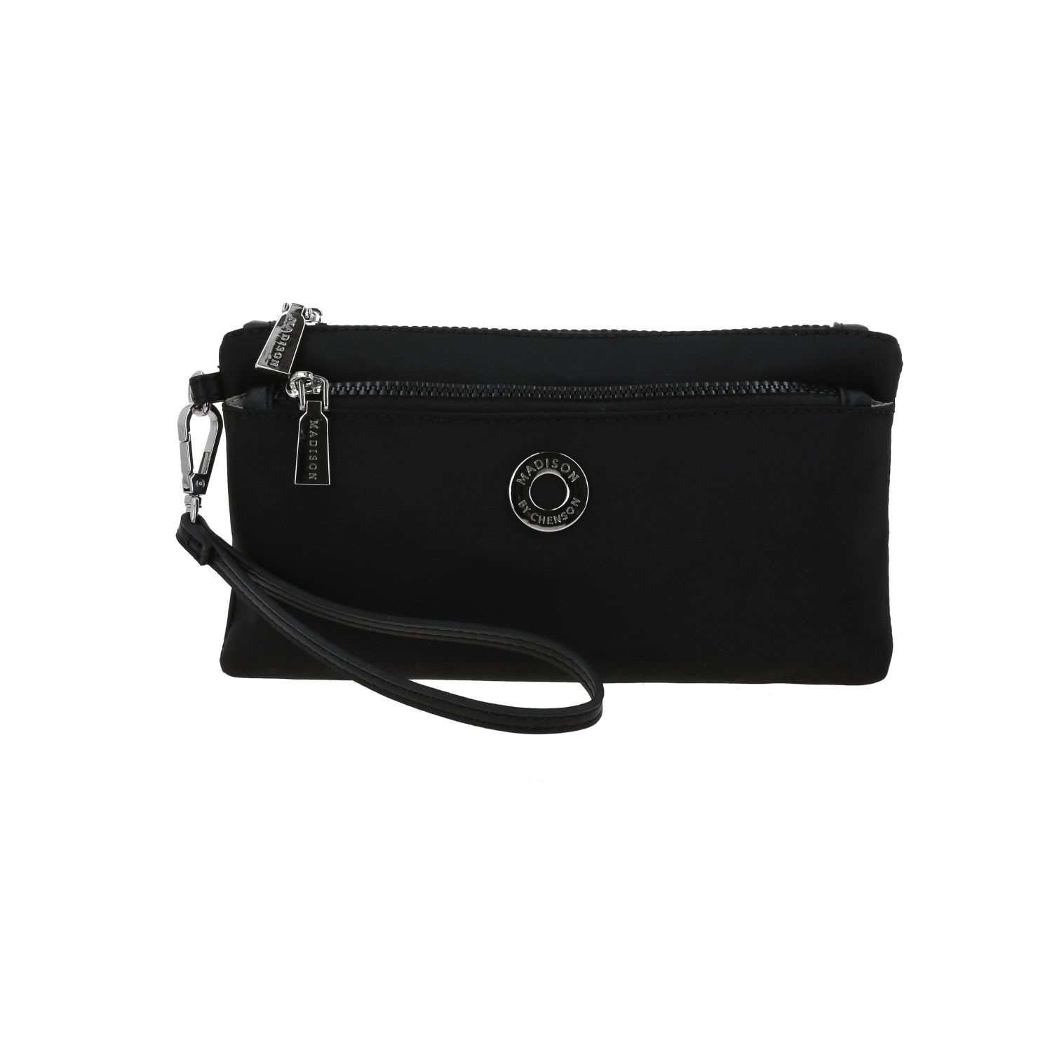 Cartera Madison by Chenson Negra para Dama con Cierre y Estilo Único