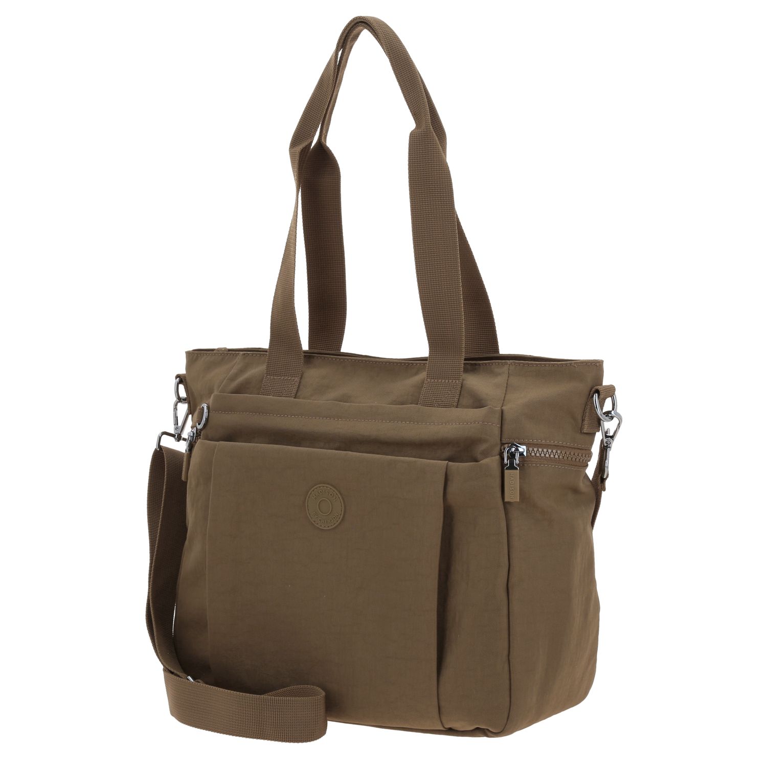 Bolsa Grande Madison Café - Tote para Dama con Múltiples Bolsillos 2