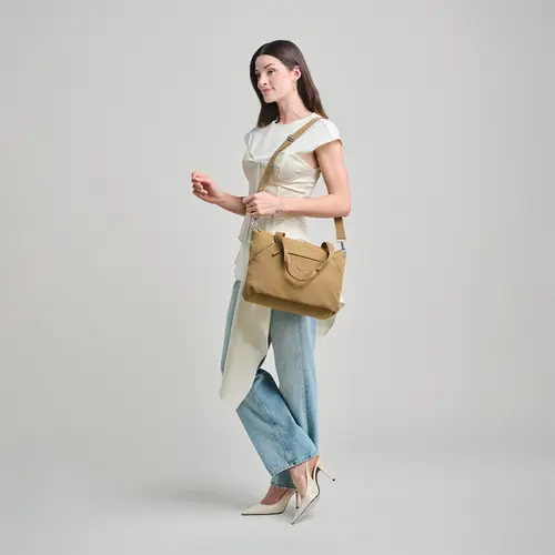 Bolsa Grande Madison Café para Dama - Tote Funcional Trabajo - vista 2
