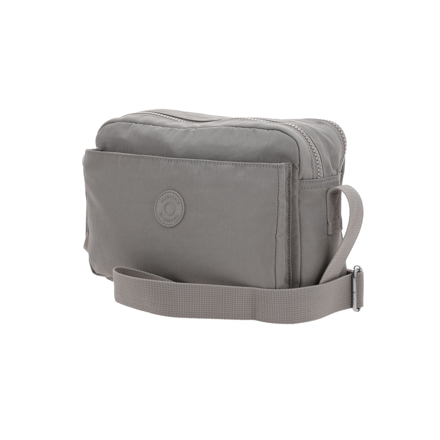 Bolsa de Lado Madison Gris para Dama - Bandolera con 3 Compartimentos 2