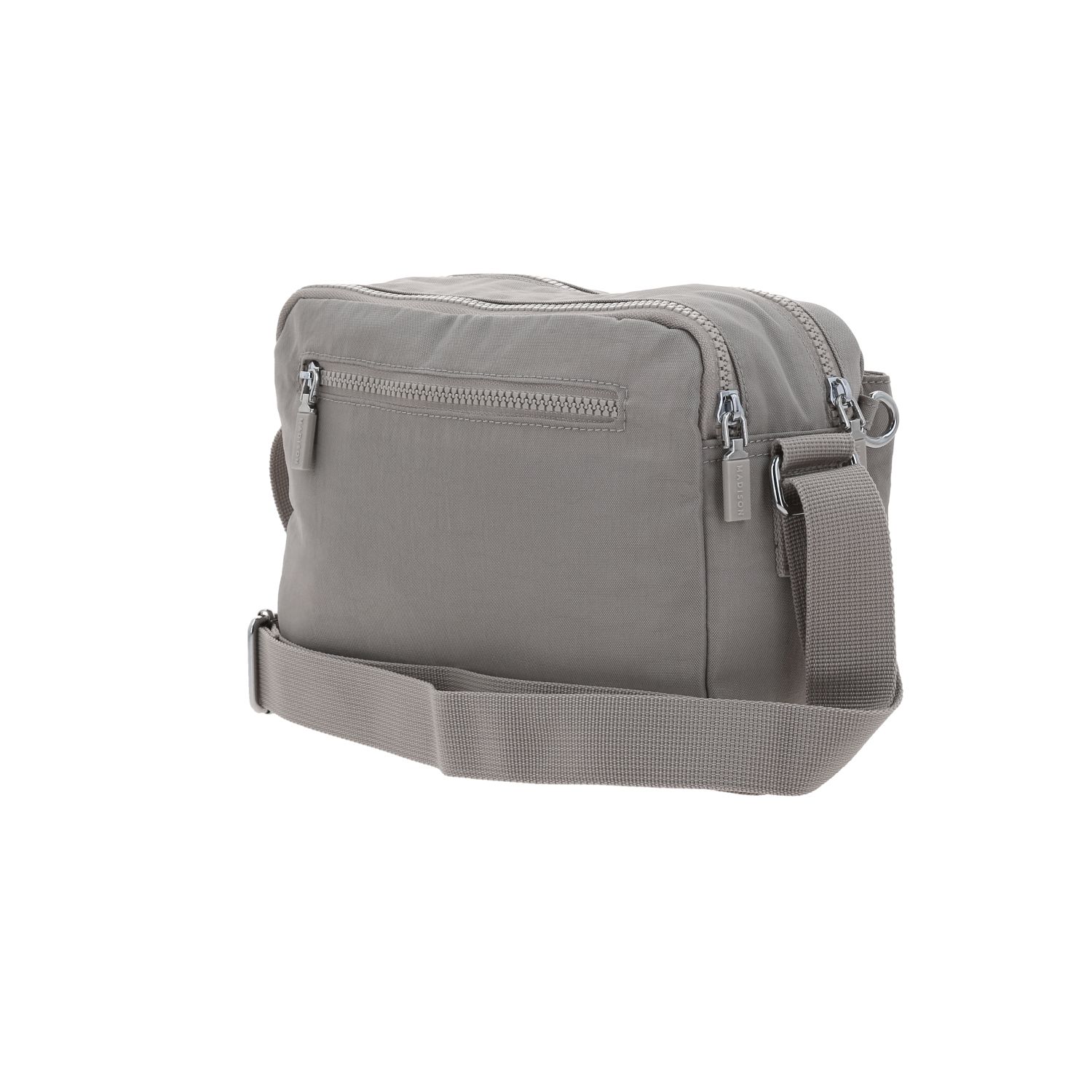 Bolsa de Lado Madison Gris para Dama - Bandolera con 3 Compartimentos 5