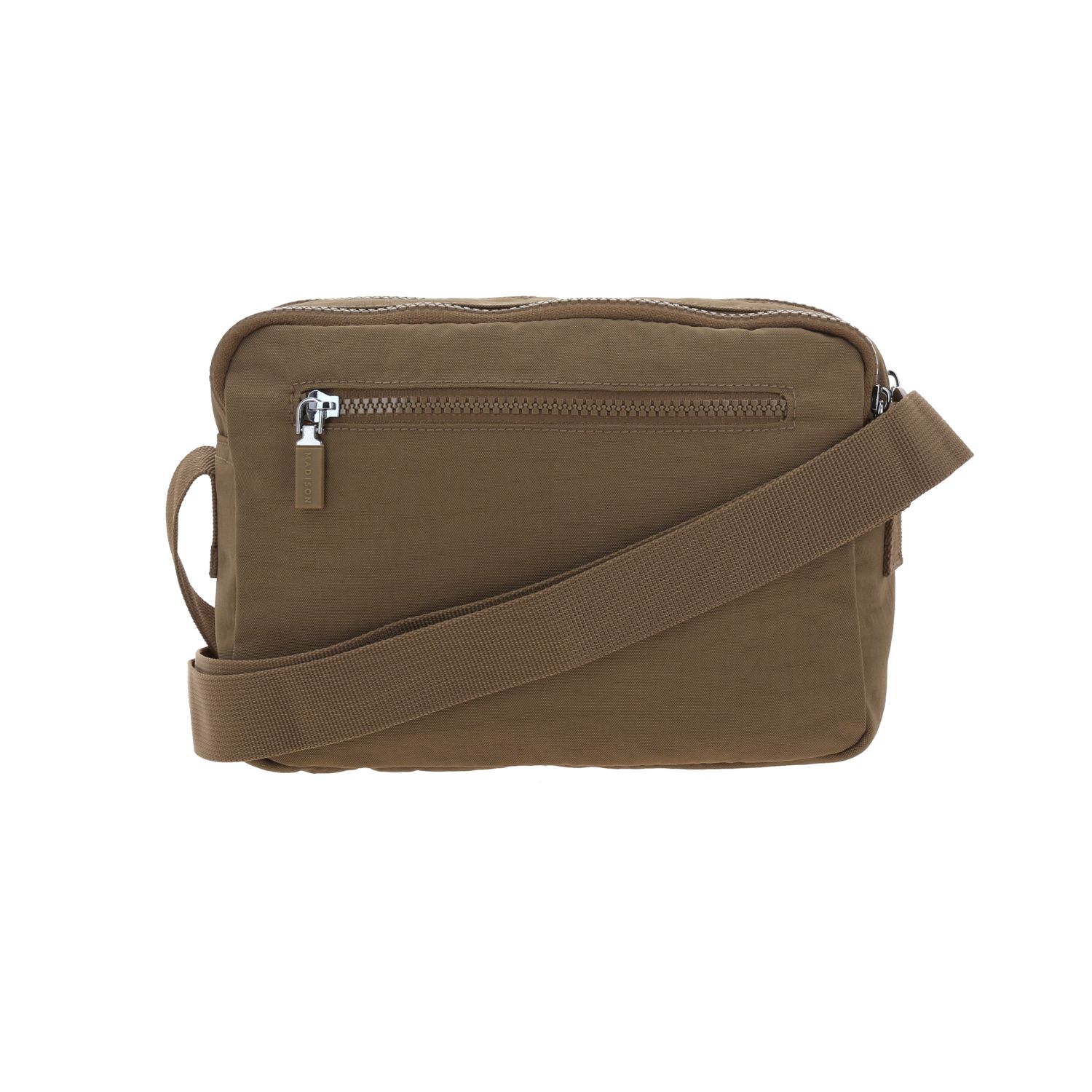 Bolsa de Lado Madison Café - Bandolera para Dama con Doble Compartimento 4