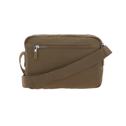 Bolsa de Lado Madison Café - Bandolera para Dama con Doble Compartimento 4