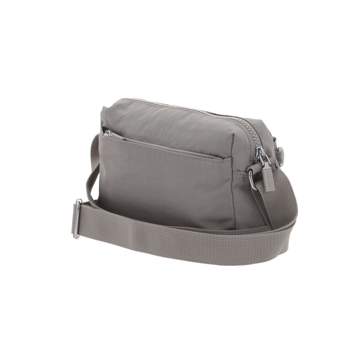 Bolsa de Lado Madison Gris | Bandolera Casual Mujer 5